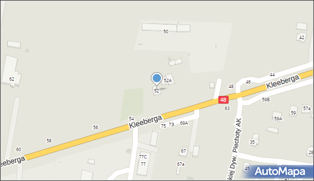 Kock, Kleeberga, gen., 52, mapa Kock