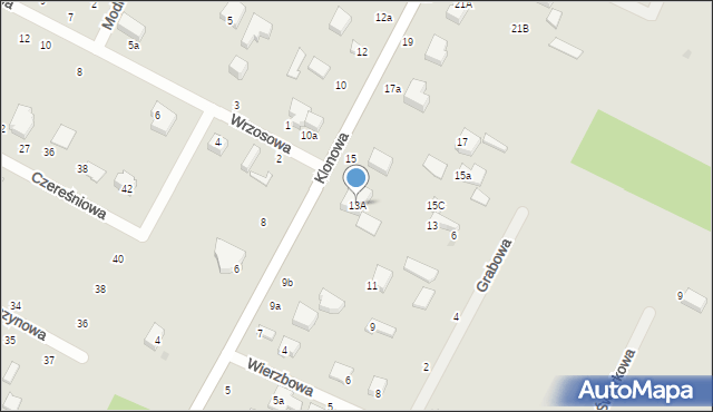 Konstantynów Łódzki, Klonowa, 13A, mapa Konstantynów Łódzki