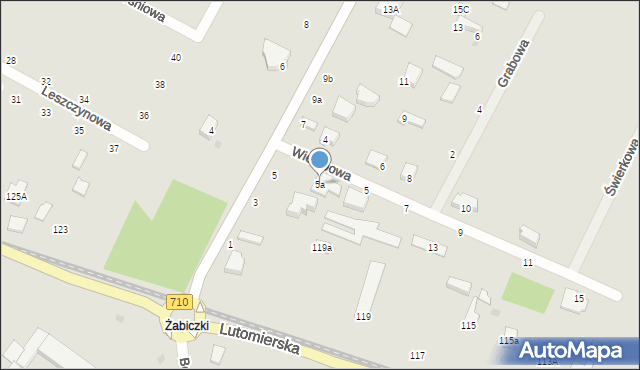 Konstantynów Łódzki, Klonowa, 5a, mapa Konstantynów Łódzki