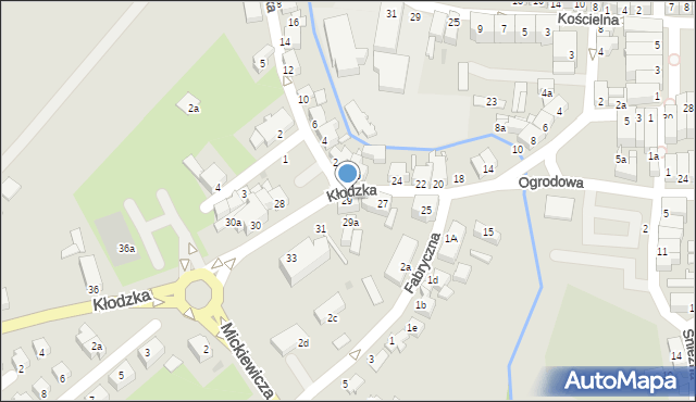 Lądek-Zdrój, Kłodzka, 29, mapa Lądek-Zdrój