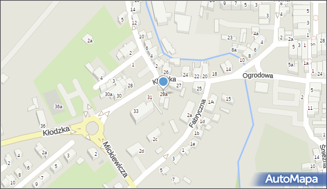 Lądek-Zdrój, Kłodzka, 29a, mapa Lądek-Zdrój