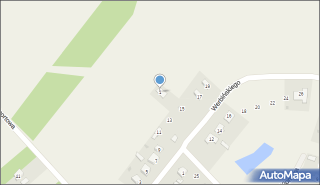 Lelów, Klonowa, 1, mapa Lelów