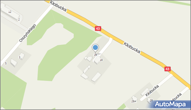 Libidza, Kłobucka, 16, mapa Libidza