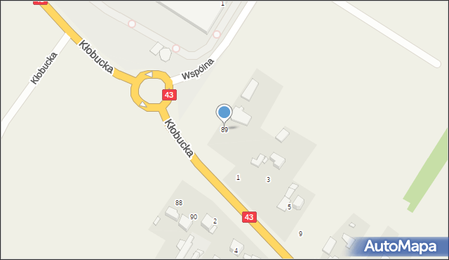Libidza, Kłobucka, 89, mapa Libidza