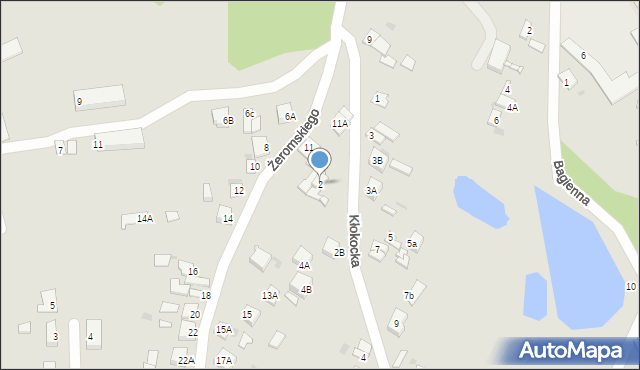 Lipno, Kłokocka, 2, mapa Lipno