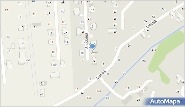 Lublin, Kleopatry, 22, mapa Lublina