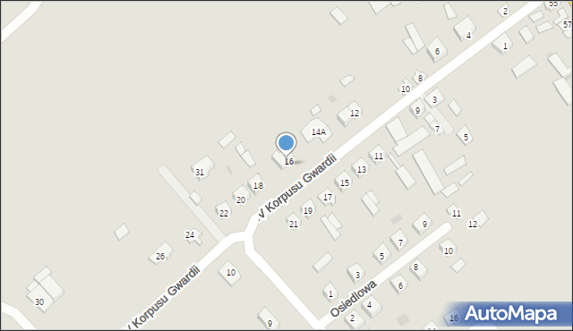 Magnuszew, Klonowa, 16a, mapa Magnuszew