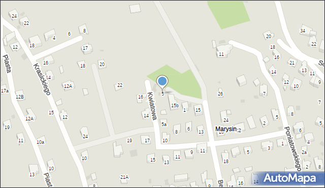 Maków Podhalański, Klonowa, 5, mapa Maków Podhalański