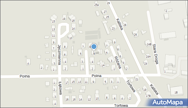 Mikstat, Kłosowa, 6, mapa Mikstat