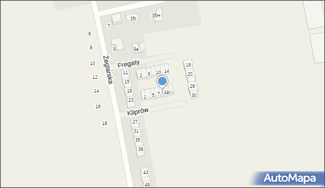 Mroków, Kliprów, 9, mapa Mroków