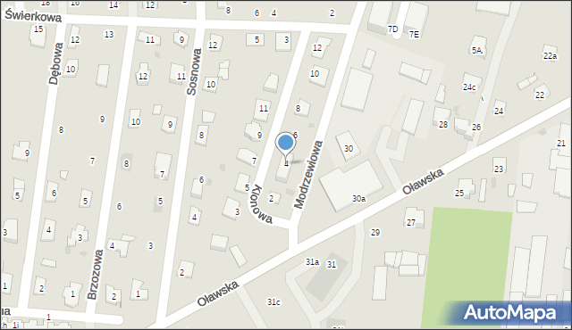 Namysłów, Klonowa, 4, mapa Namysłów