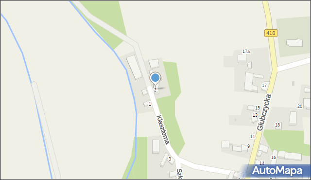 Nowa Cerekwia, Klasztorna, 2, mapa Nowa Cerekwia