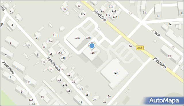 Nowa Ruda, Kłodzka, 14b, mapa Nowa Ruda