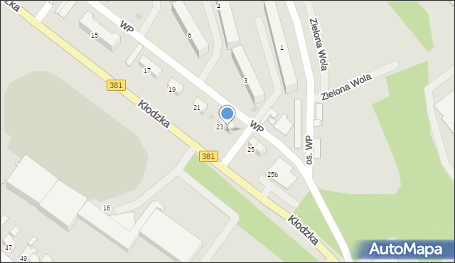 Nowa Ruda, Kłodzka, 23a, mapa Nowa Ruda