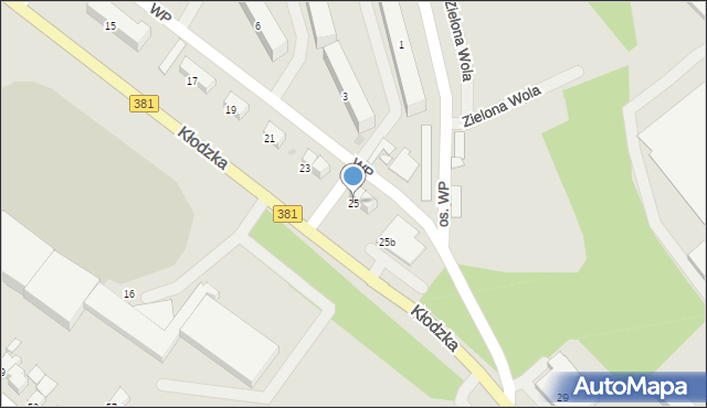 Nowa Ruda, Kłodzka, 25, mapa Nowa Ruda