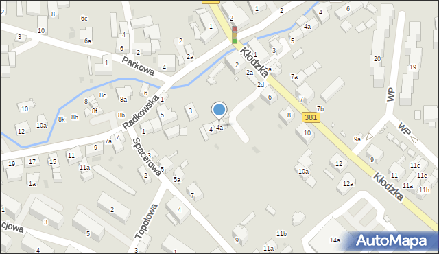 Nowa Ruda, Kłodzka, 4a, mapa Nowa Ruda