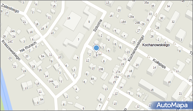 Nowy Sącz, Klemensiewicza Zenona, 4, mapa Nowego Sącza