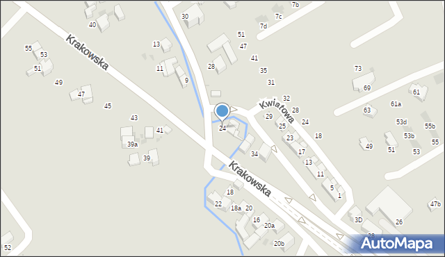 Nowy Targ, Klikuszówka, 24, mapa Nowego Targu