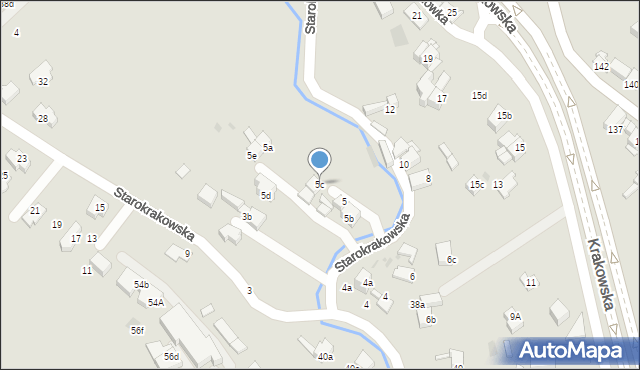 Nowy Targ, Klikuszówka, 5c, mapa Nowego Targu