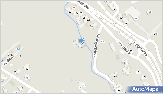 Nowy Targ, Klikuszówka, 7, mapa Nowego Targu