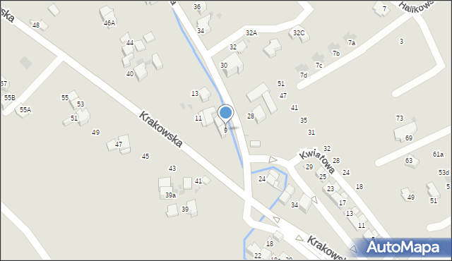 Nowy Targ, Klikuszówka, 9, mapa Nowego Targu