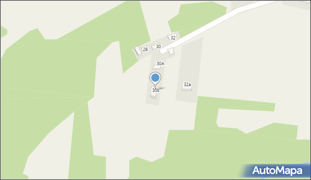 Okocim, Klęczany, 30b, mapa Okocim