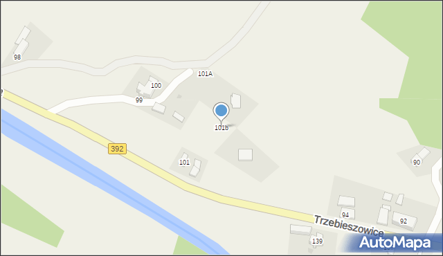 Ołdrzychowice Kłodzkie, Kłodzka, 101b, mapa Ołdrzychowice Kłodzkie