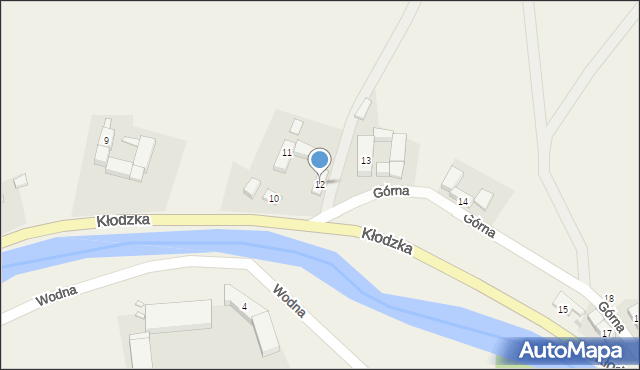 Ołdrzychowice Kłodzkie, Kłodzka, 12, mapa Ołdrzychowice Kłodzkie