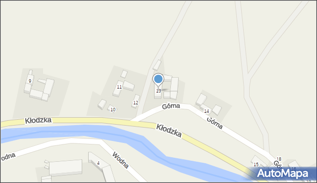 Ołdrzychowice Kłodzkie, Kłodzka, 13, mapa Ołdrzychowice Kłodzkie