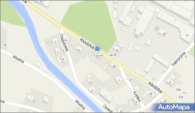 Ołdrzychowice Kłodzkie, Kłodzka, 23, mapa Ołdrzychowice Kłodzkie