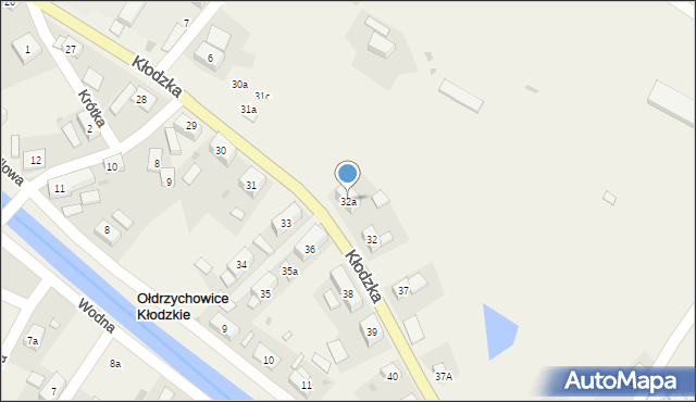 Ołdrzychowice Kłodzkie, Kłodzka, 32a, mapa Ołdrzychowice Kłodzkie
