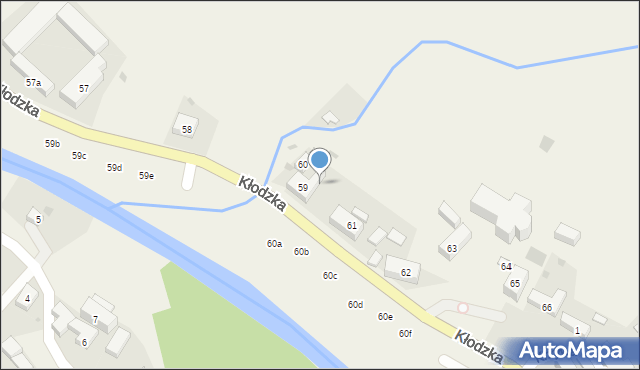 Ołdrzychowice Kłodzkie, Kłodzka, 59a, mapa Ołdrzychowice Kłodzkie