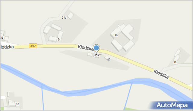 Ołdrzychowice Kłodzkie, Kłodzka, 95a, mapa Ołdrzychowice Kłodzkie