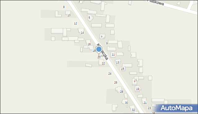 Opatów, Klepaczka, 20, mapa Opatów