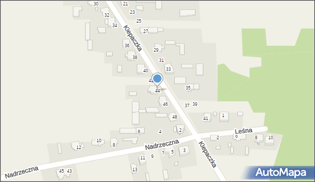 Opatów, Klepaczka, 44, mapa Opatów