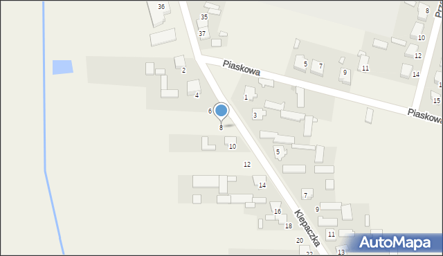 Opatów, Klepaczka, 8, mapa Opatów