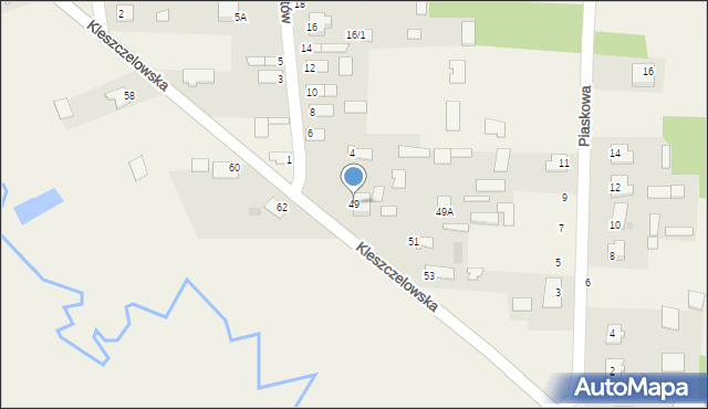 Orla, Kleszczelowska, 49, mapa Orla
