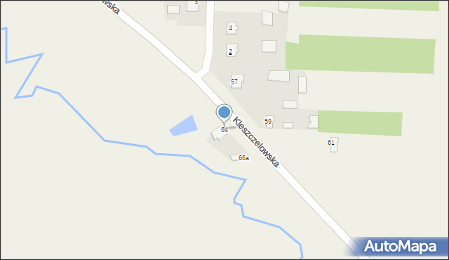 Orla, Kleszczelowska, 64, mapa Orla