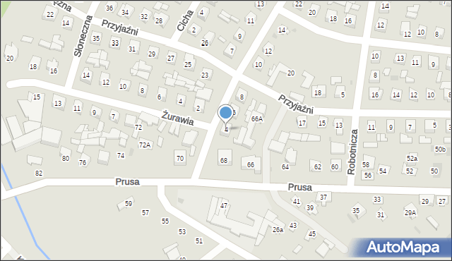 Ostrów Mazowiecka, Klonowa, 4, mapa Ostrów Mazowiecka