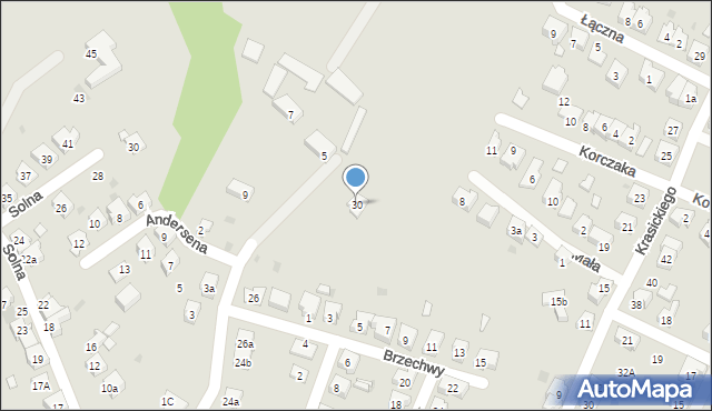 Oświęcim, Klucznikowska, 30, mapa Oświęcimia