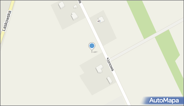 Parczew, Klonowa, 2m, mapa Parczew