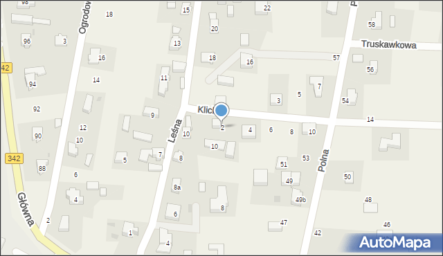 Pęgów, Klicha Jana, 2, mapa Pęgów