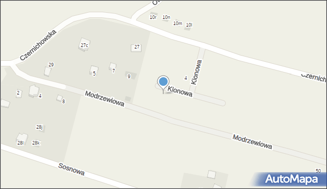 Pisarzowice, Klonowa, 12, mapa Pisarzowice