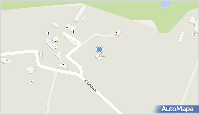 Polanów, Klonowa, 4, mapa Polanów