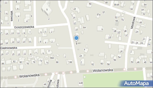 Radom, Kleeberga Franciszka, gen., 6, mapa Radomia