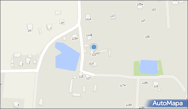 Radom, Klwatecka, 111, mapa Radomia