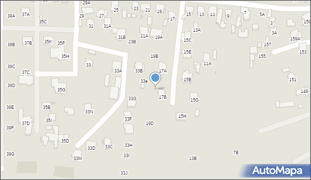 Radom, Klwatecka, 19C, mapa Radomia