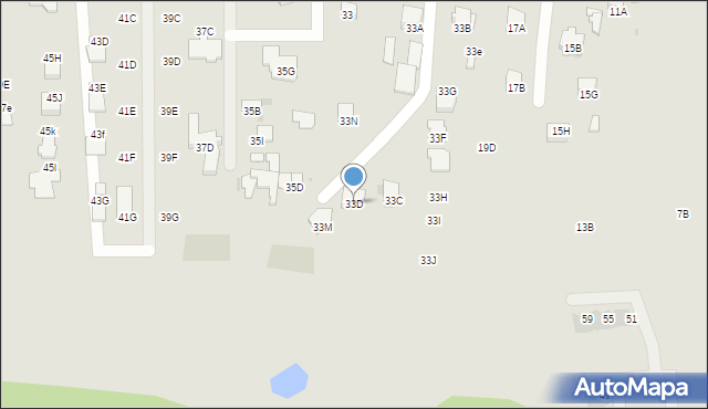 Radom, Klwatecka, 33D, mapa Radomia
