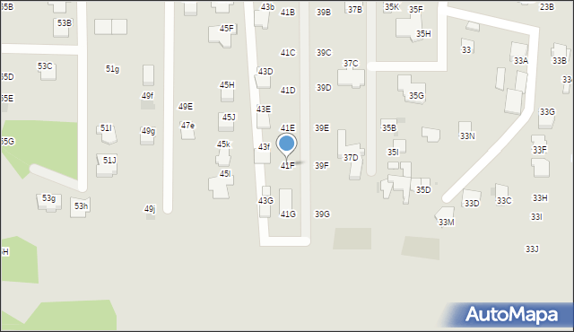 Radom, Klwatecka, 41F, mapa Radomia