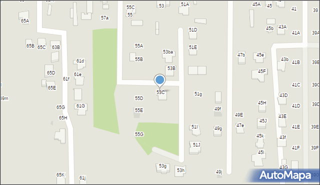 Radom, Klwatecka, 53C, mapa Radomia